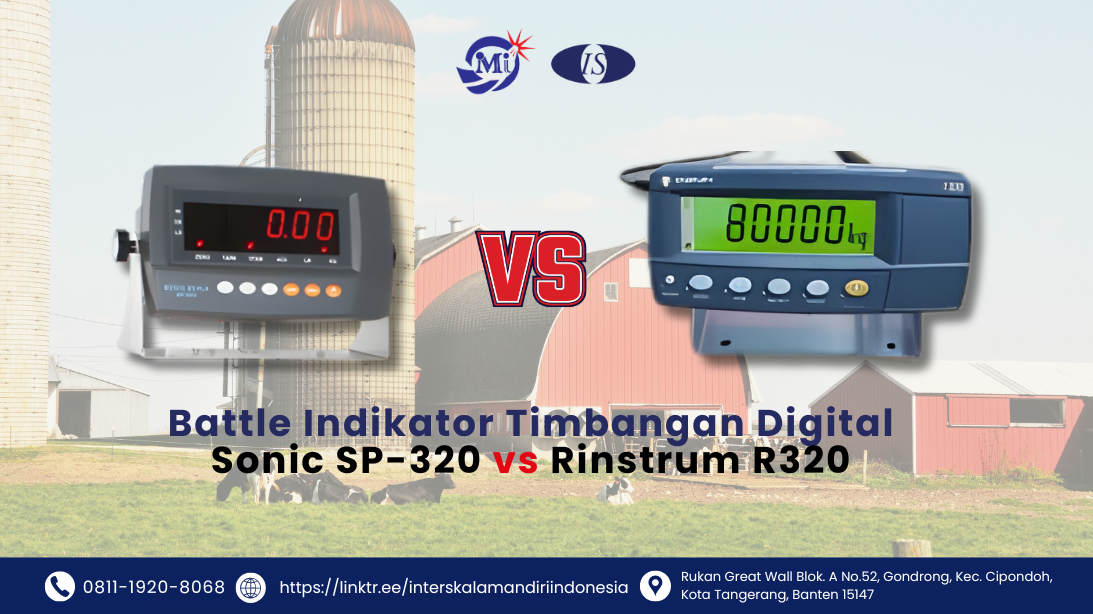 Battle Indikator Timbangan Digital: Sonic SP-320 vs Rinstrum R320